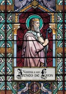 Vitral de San Ireneo de Lyon